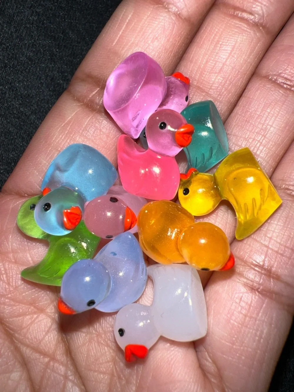 Assorted Mini Acrylic Ducks - Bright Multi-Color - Picture 8 of 9